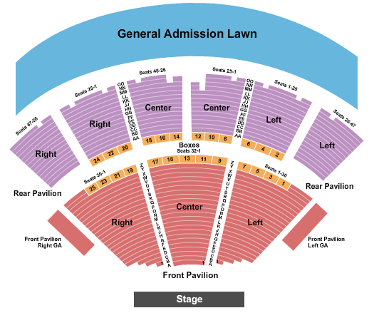 Ravinia Pavilion Lindsey Stirling Seating Chart